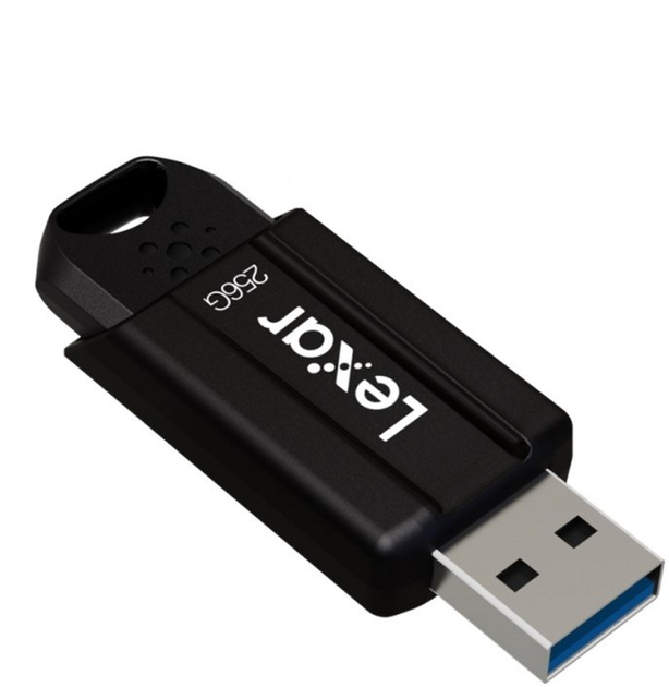 Pendrive Lexar JumpDrive S80 256GB USB 3.1 Czarny (843367120208) - obraz 1