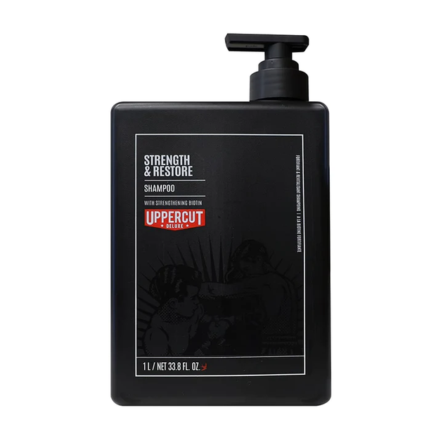 Шампунь Uppercut Deluxe Strength and Restore Shampoo 1000 мл - Фото 1 Шампунь Uppercut Deluxe Strength and Restore Shampoo 1000 мл - изображение 1
