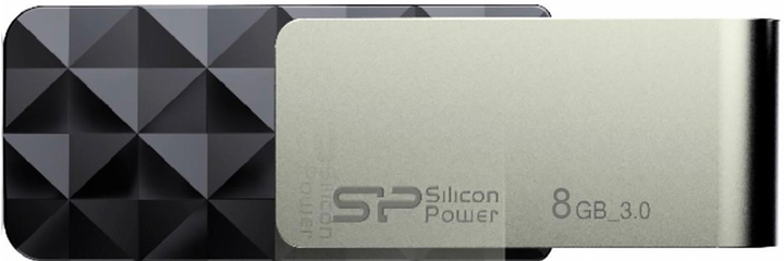 Pendrive Silicon Power Blaze B30 8GB USB 3.0 Czarny (4712702632170) - obraz 2