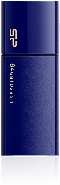 Pendrive Silicon Power Blaze B05 64GB USB 3.0 Niebieski (4712702632446) - obraz 3