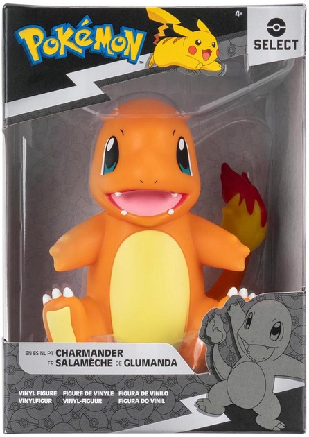 Вінілова фігурка Jazwares Pokemon Select Charmander Series 5 10 см (191726499800) - зображення 1