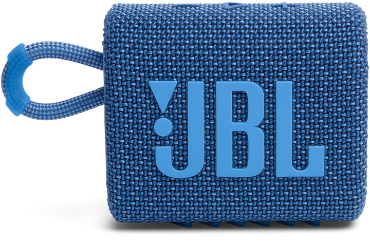 Портативна колонка JBL Go 3 Eco Blue (JBLGO3ECOBLU) - зображення 2