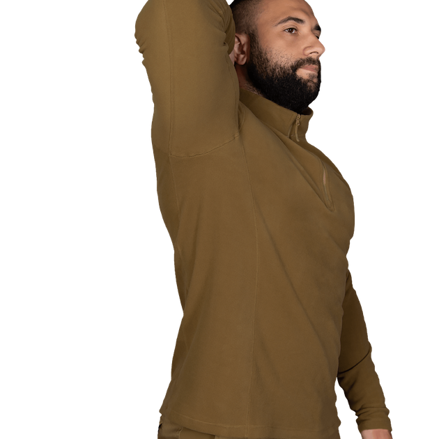 Кофта флісова Camotec Hawk койот 4XL (7283-XXXXL) - изображение 3