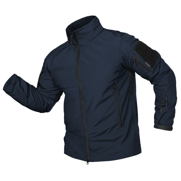Куртка тактическая демисезонная мужская для силовых структур Phantom System Темно-синяя (7292), L (OPT-35991) - изображение 1