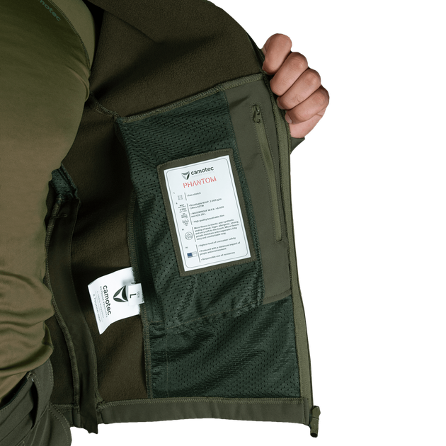 Куртка Phantom SoftShell Олива XL - зображення 8