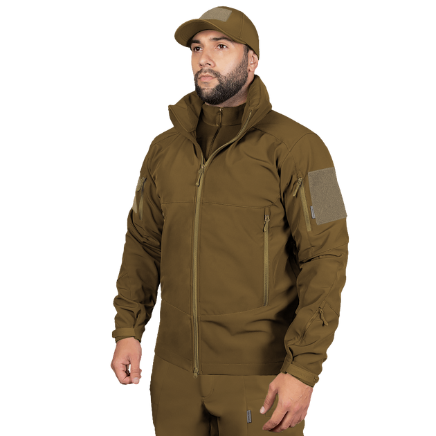 Куртка тактическая демисезонная мужская для силовых структур Phantom System Койот (7293), M (OPT-35991) - изображение 2