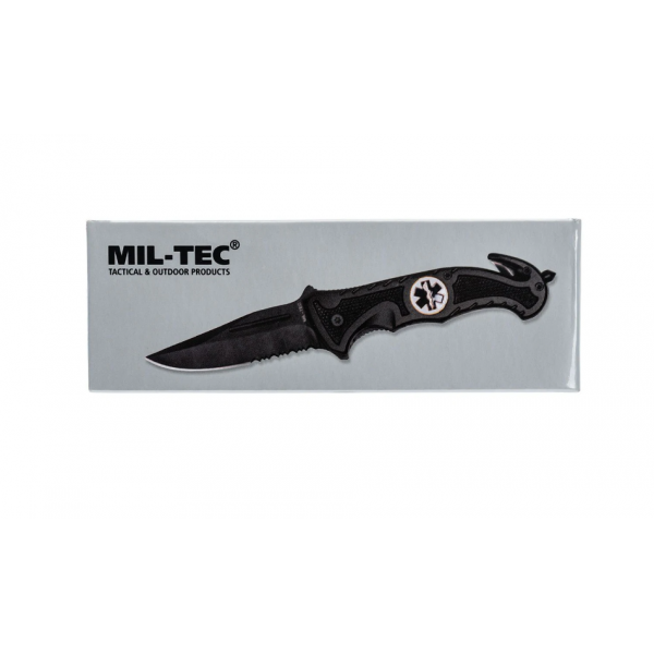 Спасательный Складной Нож Mil-Tec Rescue Black 15323000 - изображение 7