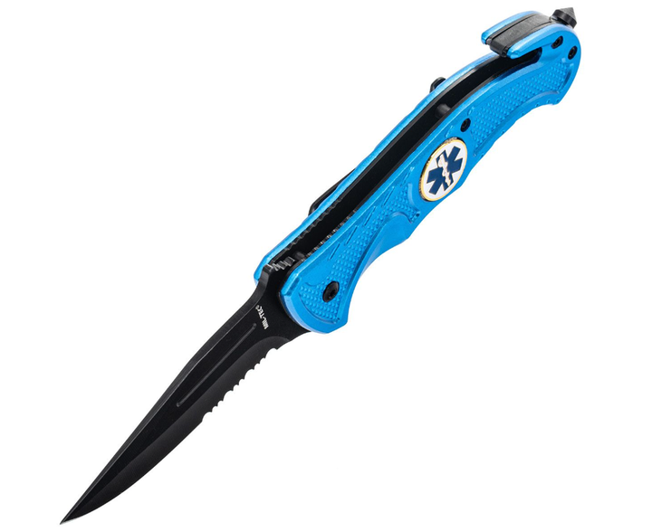 Спасательный Складной Нож Mil-Tec Rescue Blue 15323003 - Фото 3 Спасательный Складной Нож Mil-Tec Rescue Blue 15323003 - изображение 3