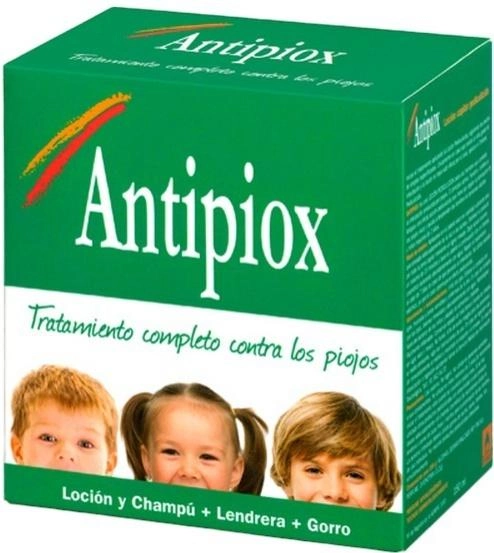 Набір для боротьби з вошами та гнидами Antipiox Pharmacie & Parfums Pack Шампунь 250 мл + Бальзам 100 мл (8425108000066) - зображення 1