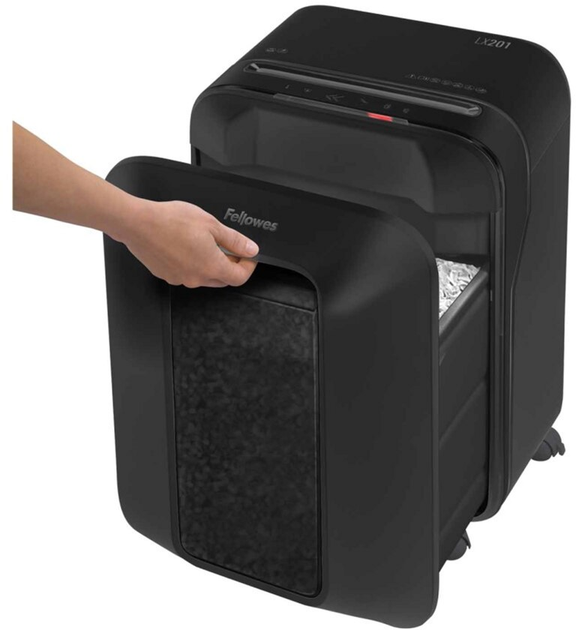 Niszczarka Fellowes LX201 Black (5050001) - obraz 7