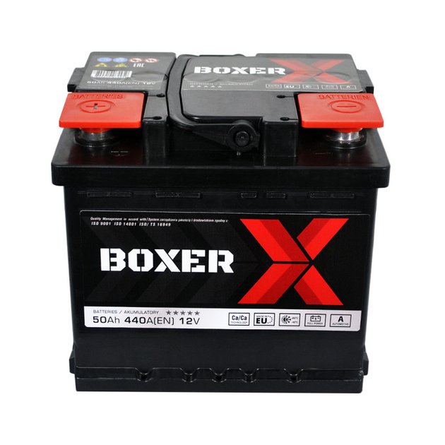Автомобільний акумулятор BOXER (545 81) (L1) 50Ah 440A L+ (лівий +) BOXER - изображение 2