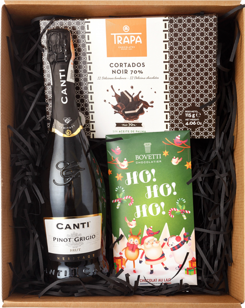Подарочный набор Brut Buro Standart с игристым вином 2 (2021000197383 ...