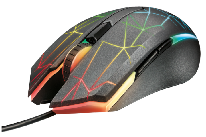 Ігрова миша з сенсором PMW3320, ПЗ та RGB-підсвічуванням TRUST GXT 170 Heron 7000 DPI (TR21813) - изображение 7