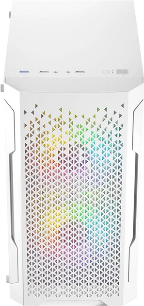 Obudowa komputerowa Logic Concept Aramis Mesh+Glass ARGB fans 3x120 mm White (AM-ARAMIS-20-0000000-0002) - obraz 8