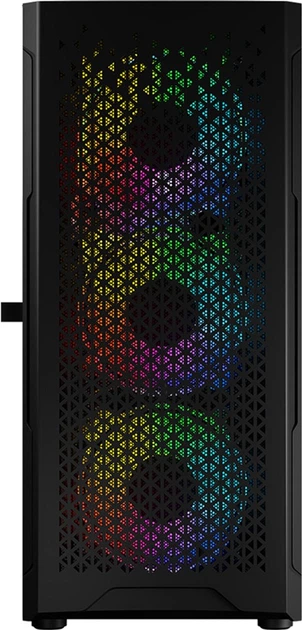 Obudowa komputerowa Logic Concept Aramis Mesh+Glass ARGB fans 4x120 mm Black (AT-ARAMIS-10-0000000-0002) - Zdjęcie 4 Obudowa komputerowa Logic Concept Aramis Mesh+Glass ARGB fans 4x120 mm Black (AT-ARAMIS-10-0000000-0002) - obraz 4