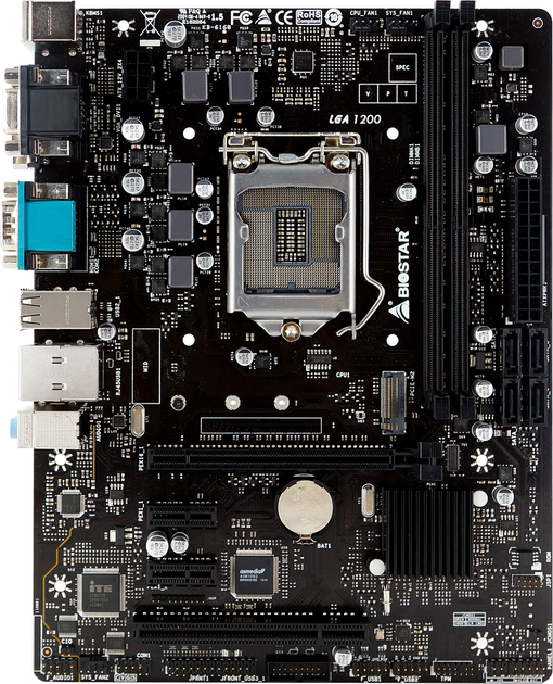 Материнская плата Biostar H410MHG (s1200, Intel H410, PCI-Ex16) – фото ...