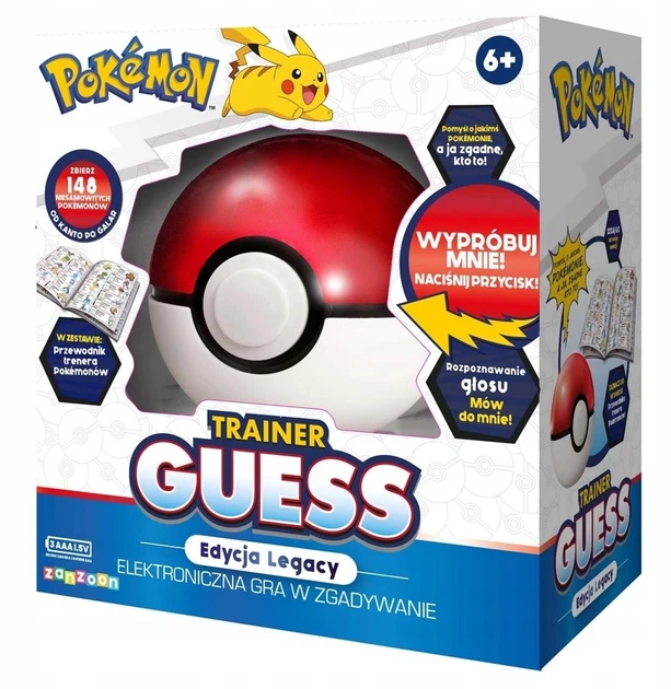 Zabawka interaktywna Zanzoon Pokemon Trainer Guess Wydanie Legacy (3760145063779) - obraz 2