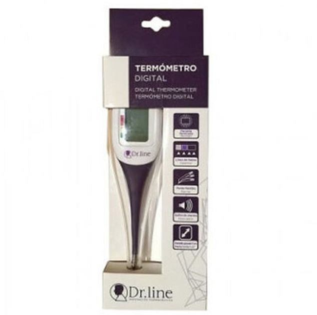 Bezdotykowy termometr na podczerwień Dr.Line Infrared Ear Thermometer (8436550490060) - obraz 1