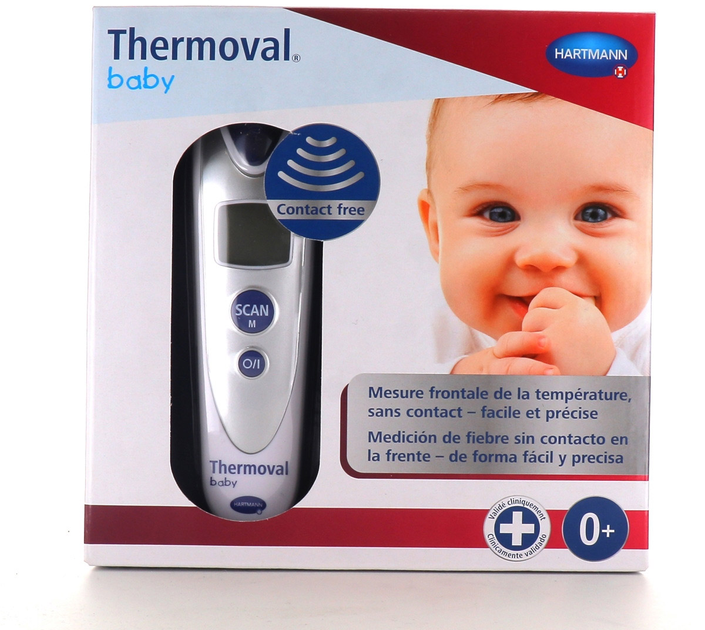Termometr elektroniczny Hartmann Thermoval Baby Sense (4052199233222) - obraz 1