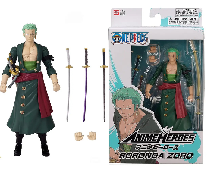 Anime Heroes – One Piece – Roronoa Zoro Action Figure 36932