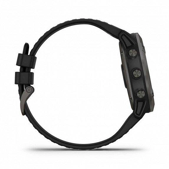 Смарт-Часы Garmin Fenix 6X Pro Solar Titanium Carbon Grey DLC with Black Band (010-02157-21) - изображение 3