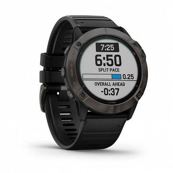 Смарт-Часы Garmin Fenix 6X Pro Solar Titanium Carbon Grey DLC with Black Band (010-02157-21) - изображение 5