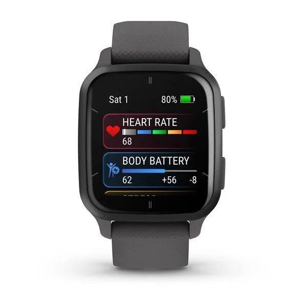 Смарт-Часы Garmin Venu Sq 2 Slate Aluminum Bezel with Shadow Gray Case and Silicone Band (010-02701-00/10) - изображение 2