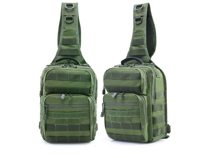 Сумка тактична через плече Smartex 3P Tactical 12 ST-102 army green - зображення 2