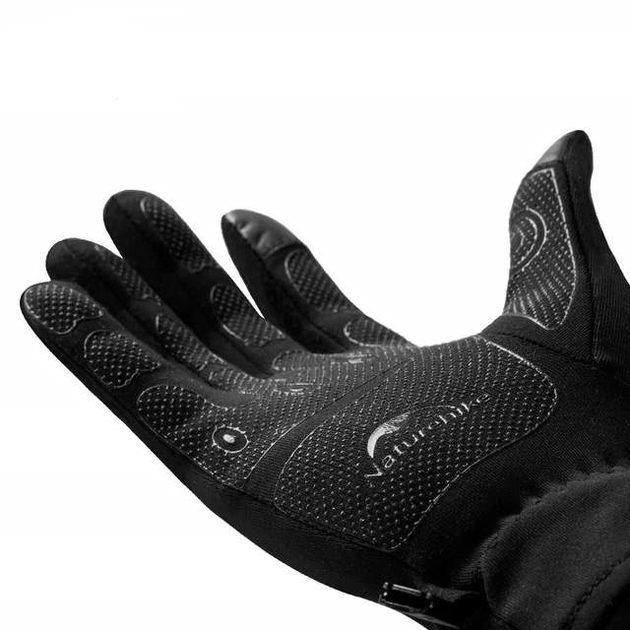 Флисовые перчатки Naturehike XL NH17S004-T Black XL - изображение 2