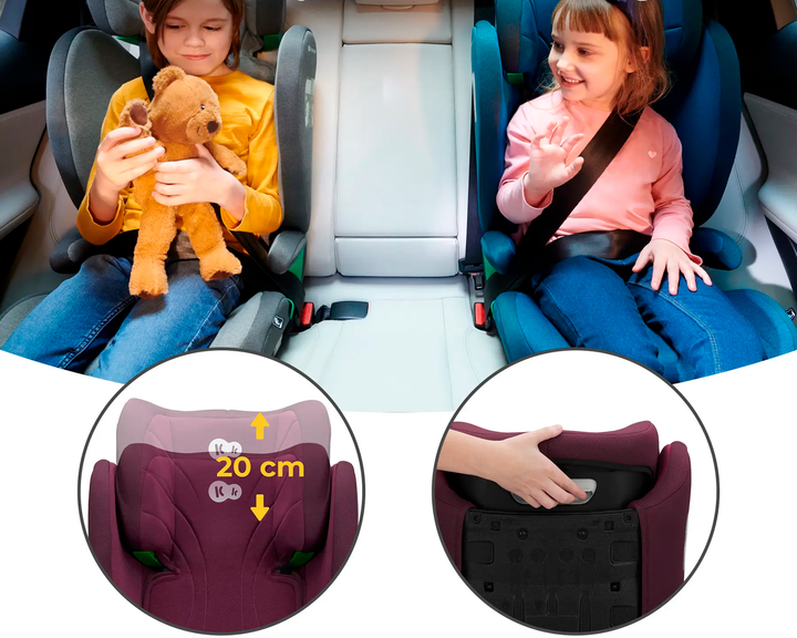 Fotelik samochodowy KinderKraft Junior Fix 2 i-Size Cherry Pearl (KCJUFI20RED0000) - obraz 13
