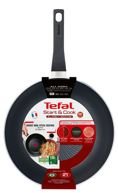 Patelnia Tefal Start&Cook Wok 28 cm (C2721953) - obraz 2