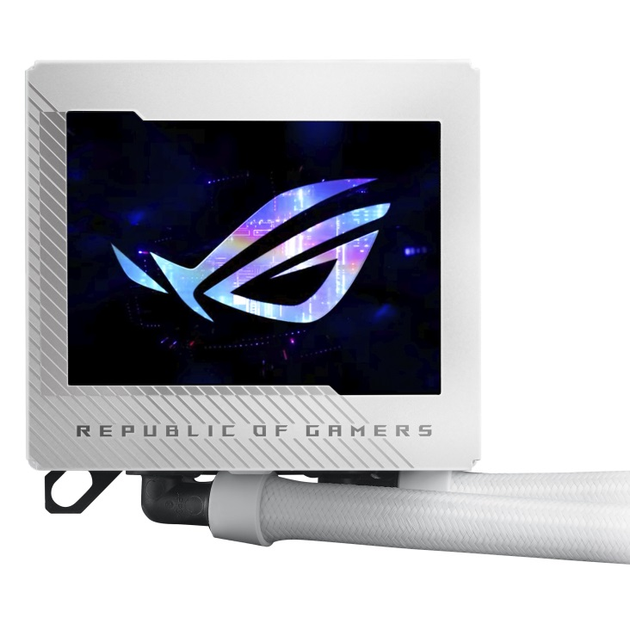 Chlodzenie wodne Asus ROG Ryujin III 240 ARGB White Edition (90RC00K2-M0UAY0) - obraz 4