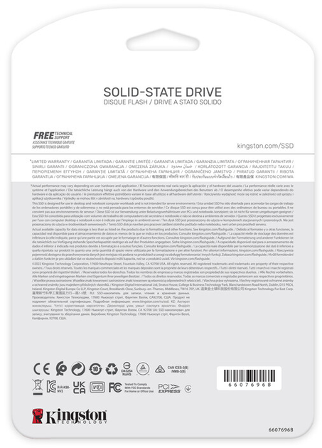 SSD диск Kingston NV2 4TB M.2 2280 NVMe PCIe 4.0 x4 (SNV2S/4000G) - зображення 5