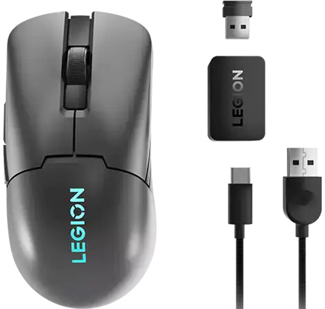 Mysz Lenovo Legion M600s Qi Wireless Gaming Mouse Grey (GY51H47355) - obraz 11