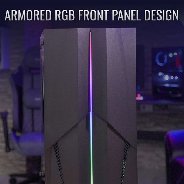 Корпус Aerocool Mecha Black Mid Tower RGB Glass side panel (AEROPGSMECHA-G-BK-V1) - зображення 16