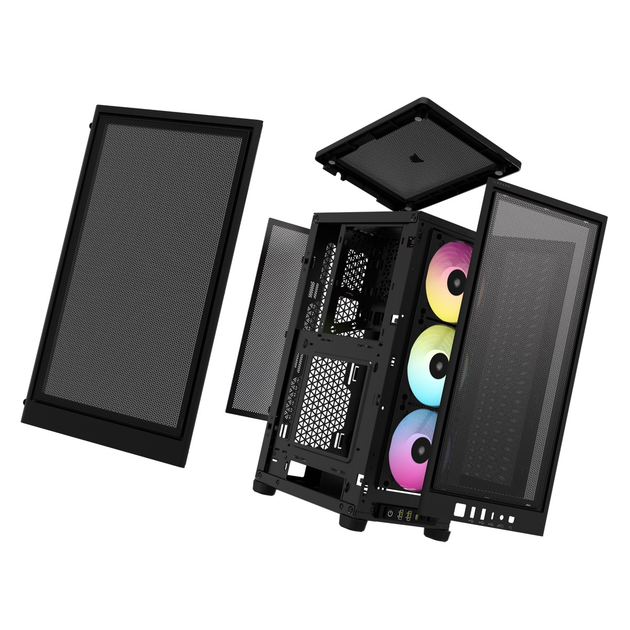 Корпус Corsair 2000D RGB Airflow Black (CC-9011246-WW) - зображення 12
