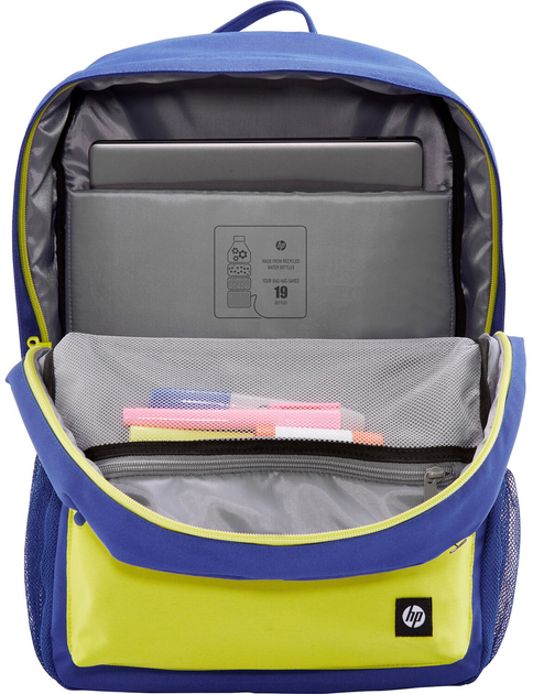Plecak HP Campus do laptopa 15.6" Blue/Yellow (197192487624) - obraz 7
