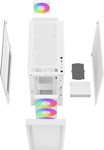 Obudowa DeepCool CH560 White (R-CH560-WHAPE4-G-1) - obraz 14