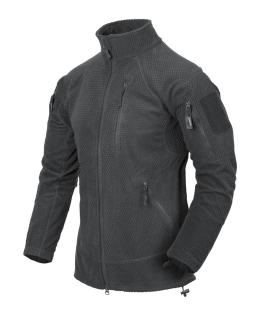 Флісова куртка Helikon - tex Alpha Tactical -Grid Fleece Shadow Grey Розмір L/R - изображение 1