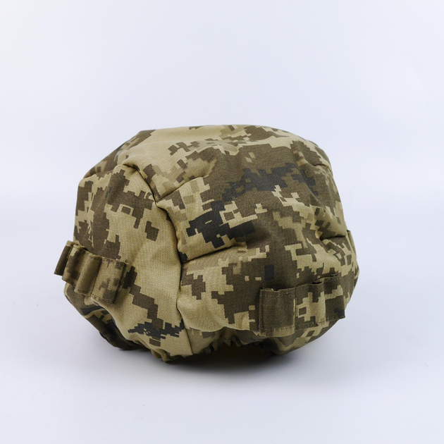 Маскуючий кавер на шолом, Тактичний кавер на каску, чохол для маскування ЗСУ Піксельний камуфляж - зображення 1
