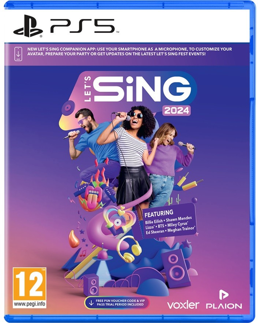 Гра для PlayStation 5 Lets Sing 2024 (4020628611576) - зображення 1