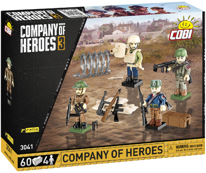 Klocki konstrukcyjne Cobi Company of Heroes 3 Company of Heroes 60 szt. (5902251030414) - obraz 1