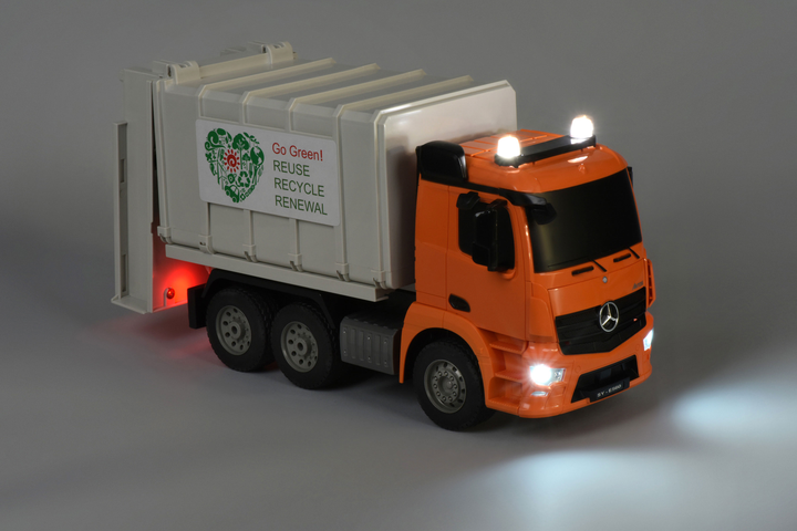 Машинка на радіокеруванні Same Toy Сміттєвоз Mercedes-Benz 40 см (6948061921992) - зображення 10