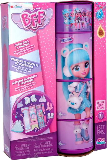 Lalka Cry Babie BFF S1 Kristal 20 cm (8421134904323) - obraz 7