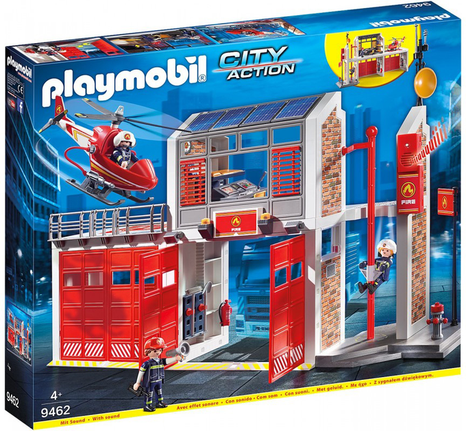 Ігровий набір Playmobil City Action Пожежна станція (4008789094629) - зображення 1