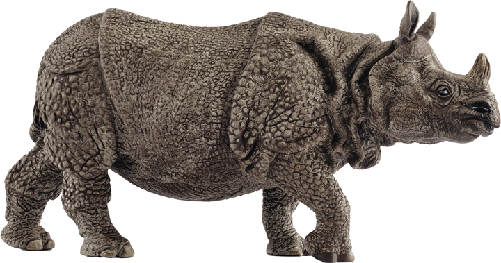 Figurka Schleich Wild Life Nosorożec indyjski (4055744020841) - obraz 1