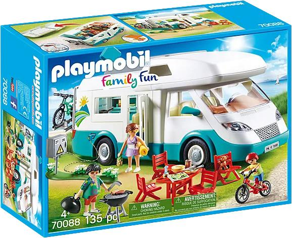 Zestaw do gry Playmobil Family Fun Camper Van 135 szt (4008789700889) - obraz 1