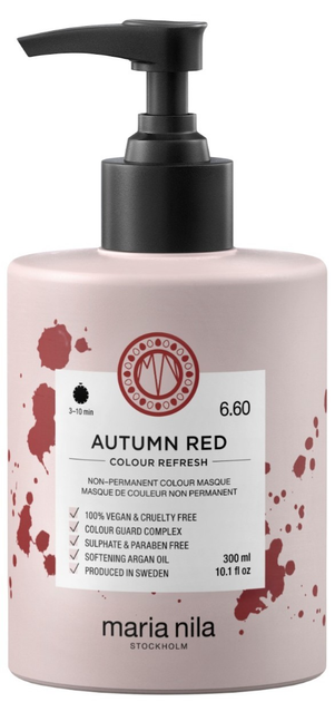 Maska tonizująca do włosów Maria Nila Colour Refresh Autumn Red 300 ml (7391681037021) - obraz 1