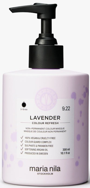 Тонуюча маска для волосся Maria Nila Colour Refresh Lavender 300 мл (7391681037175) - зображення 1