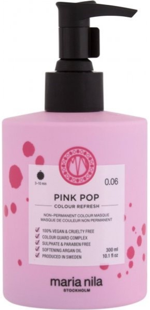 Тонуючий крем для волосся Maria Nila Colour Refresh Pink Pop 300 мл (7391681037083) - зображення 1